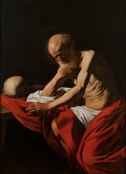 Saint Jérôme en méditation