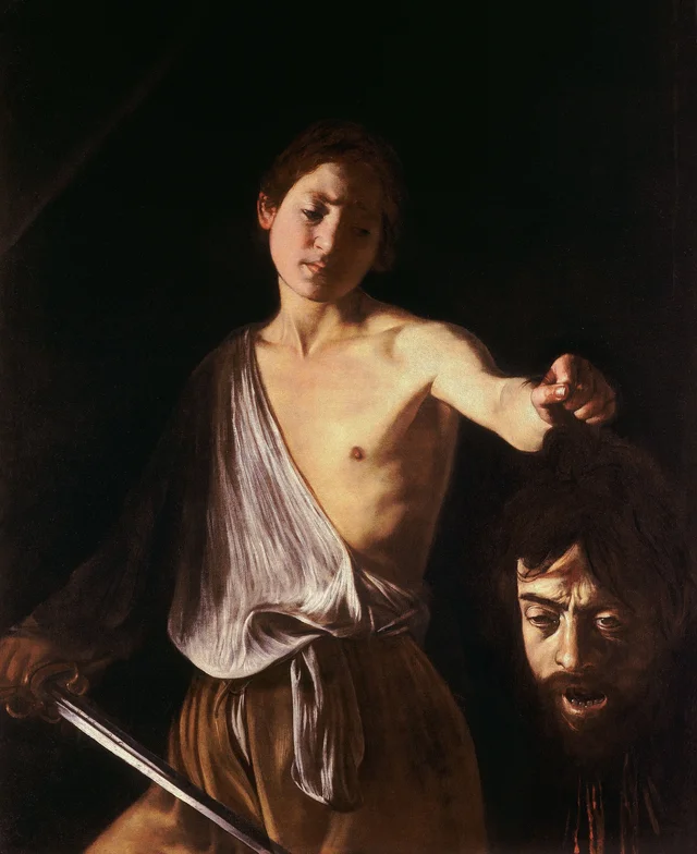 David con la cabeza de Goliat, Caravaggio