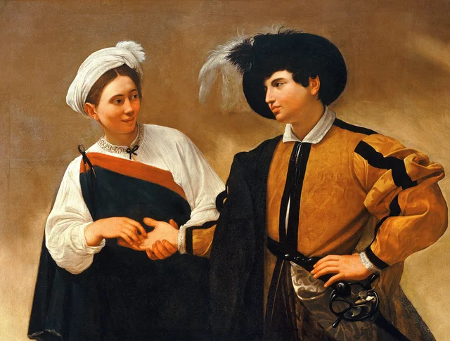 La Diseuse de bonne aventure, Caravage
