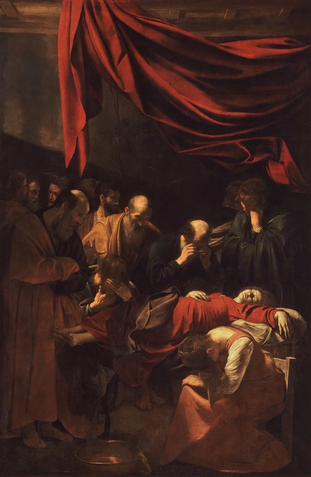 La Mort de la Vierge, Caravaggio