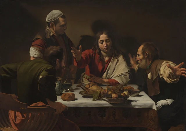Le Souper à Emmaüs, Caravage
