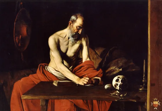 Saint Jérôme écrivant