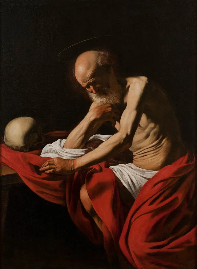 Saint Jérôme en méditation, Caravage