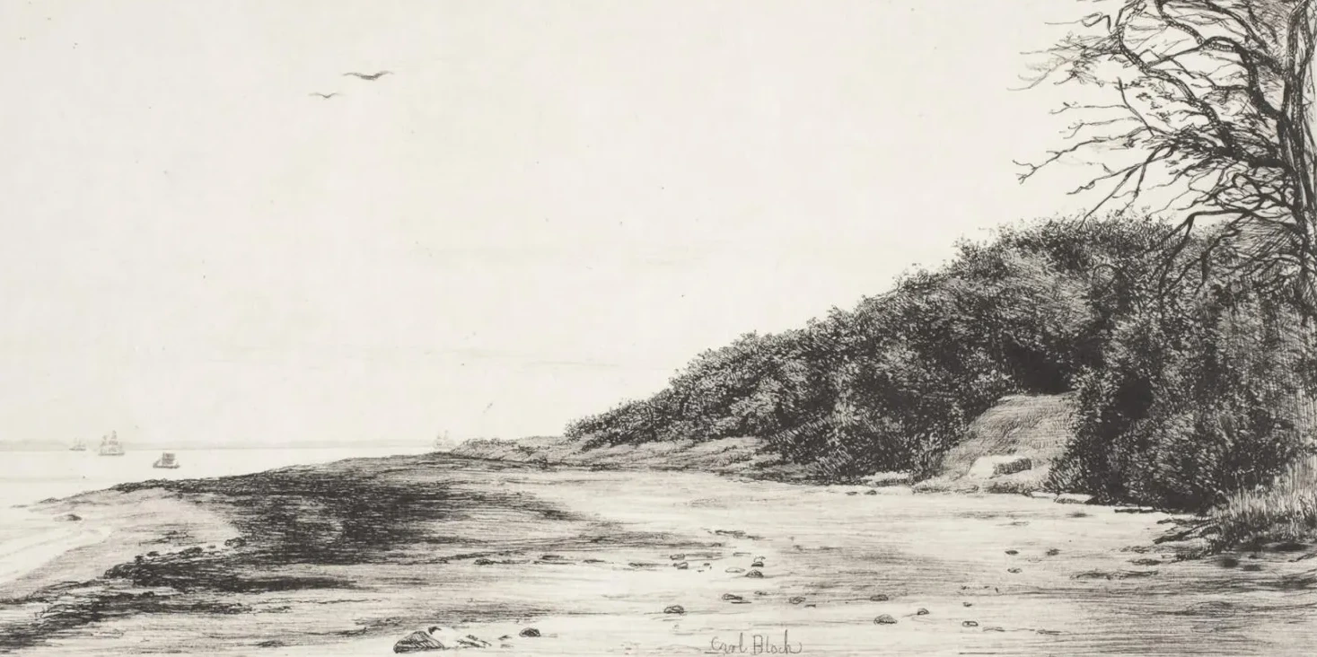 El talud junto al mar (prueba definitiva), Carl Bloch