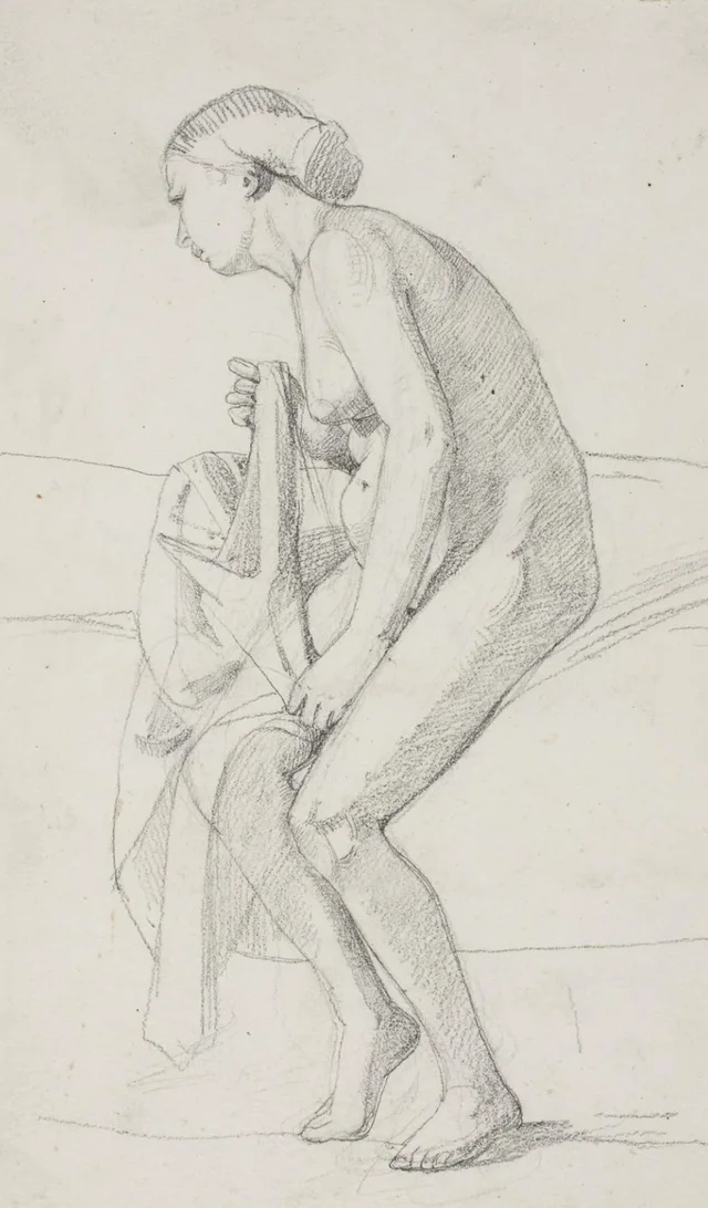 Estudios para el cuadro del museo «La hija de Jairo» (KMS835)