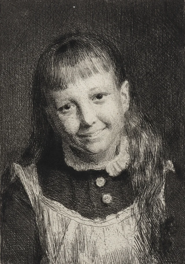 La muchacha risueña. Retrato de Ida Alma Bloch