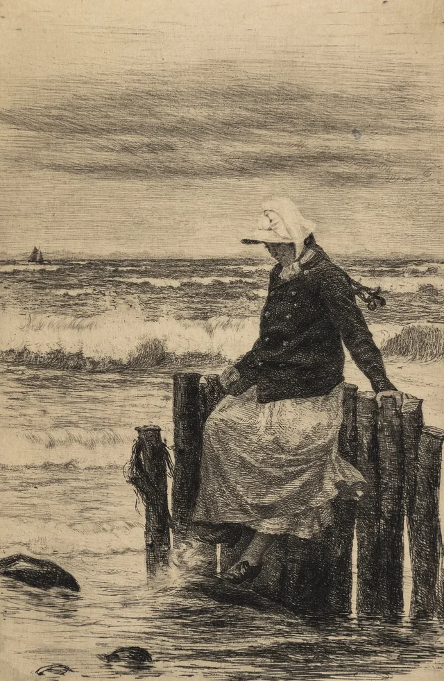 La muchacha junto al malecón (prueba definitiva), Carl Bloch