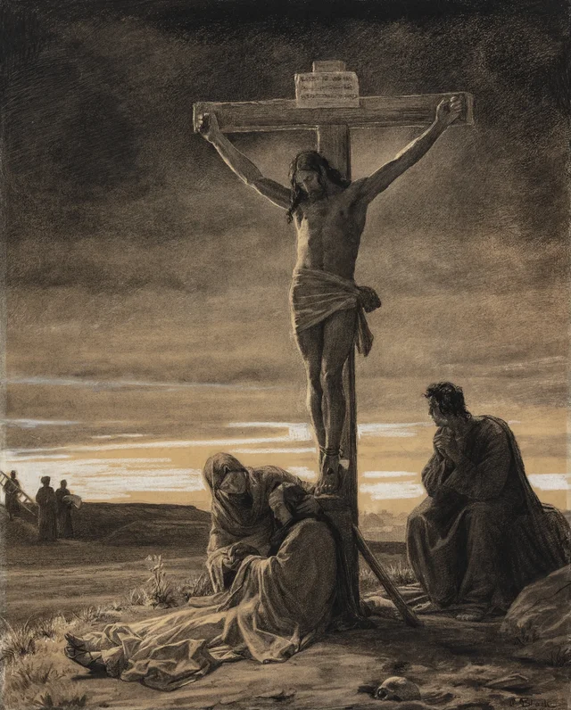 Cristo en la cruz, Carl Bloch
