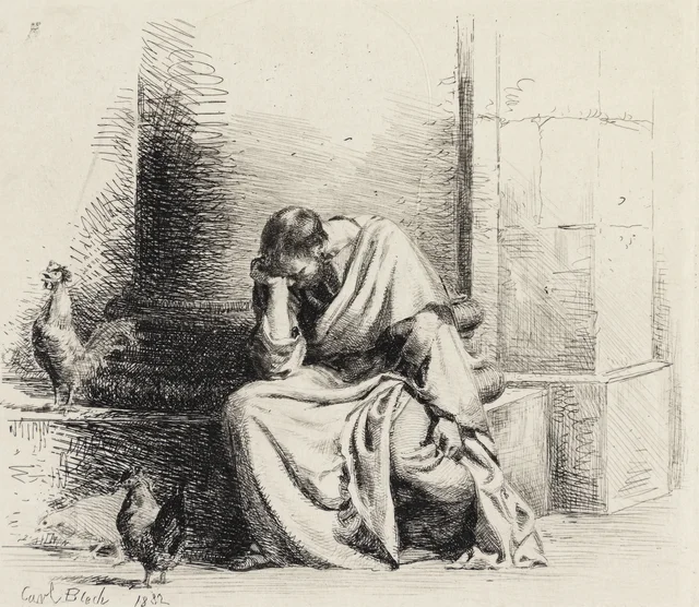 Pedro arrepentido, Carl Bloch