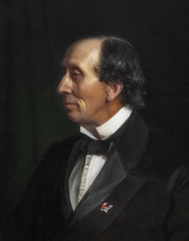 Retrato de Hans Christian Andersen, Carl Bloch