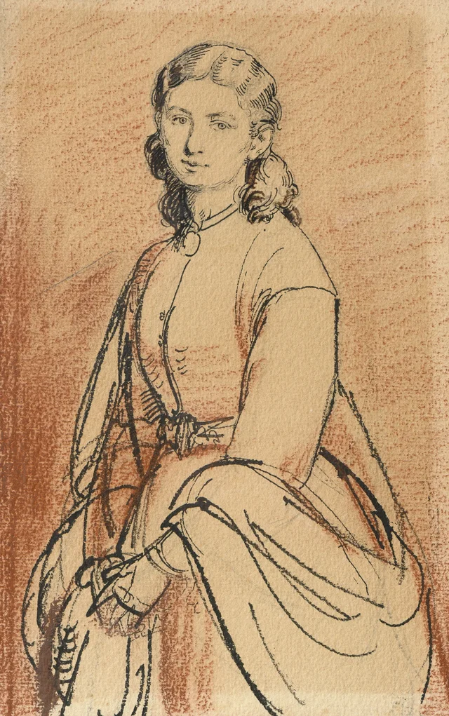 Retrato de Margrethe Lehmann