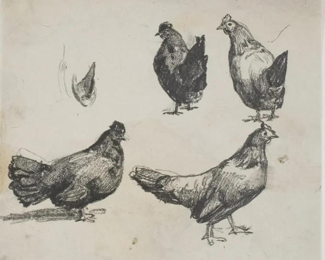 Gallinas, Carl Bloch