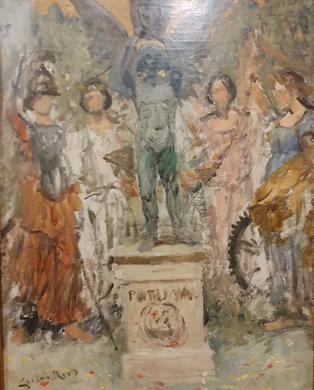Allegory of the Homeland (First Study), Carlos Reis