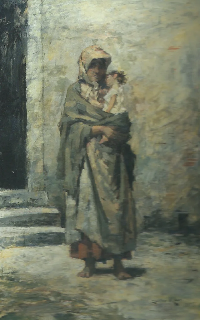Woman Holding a Child, Carlos Reis