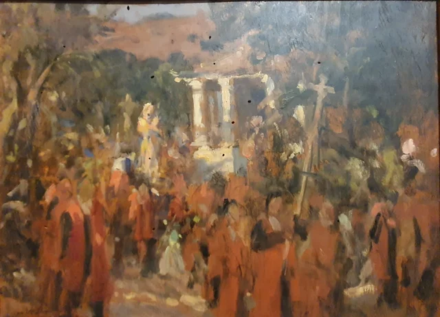 The Procession (Study), Carlos Reis