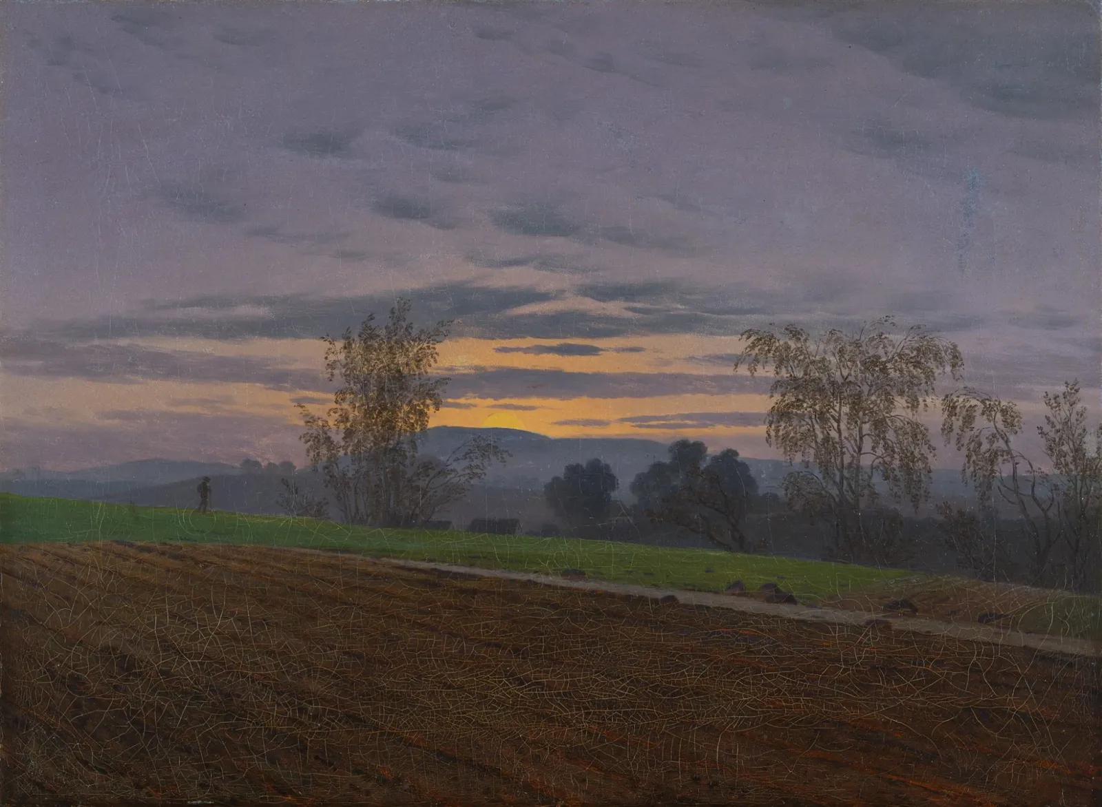 Champ labouré, Caspar David Friedrich