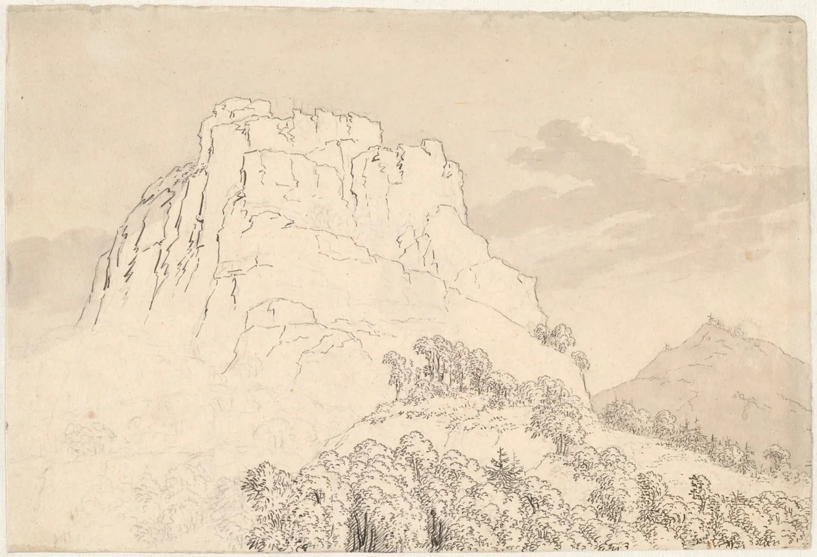 Le Regenstein dans le Harz, Caspar David Friedrich