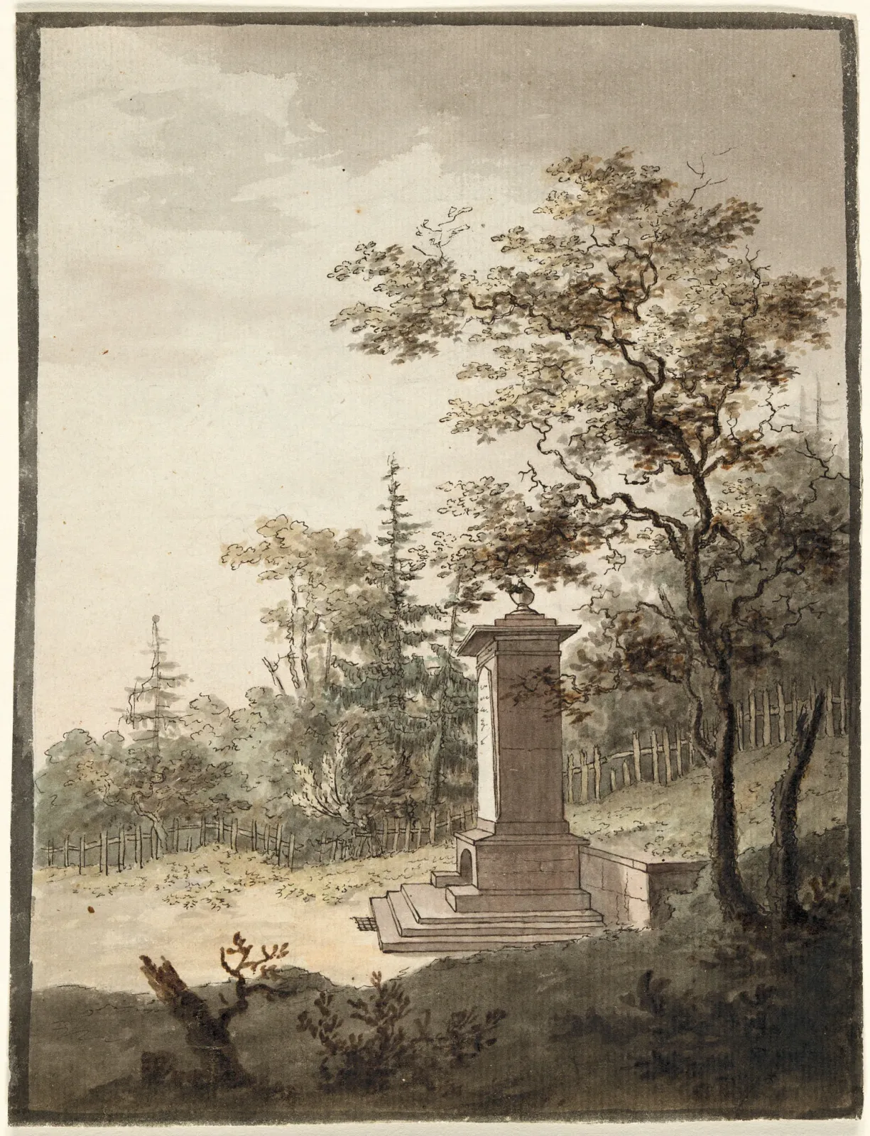 La source d'Émilie près de Copenhague, Caspar David Friedrich
