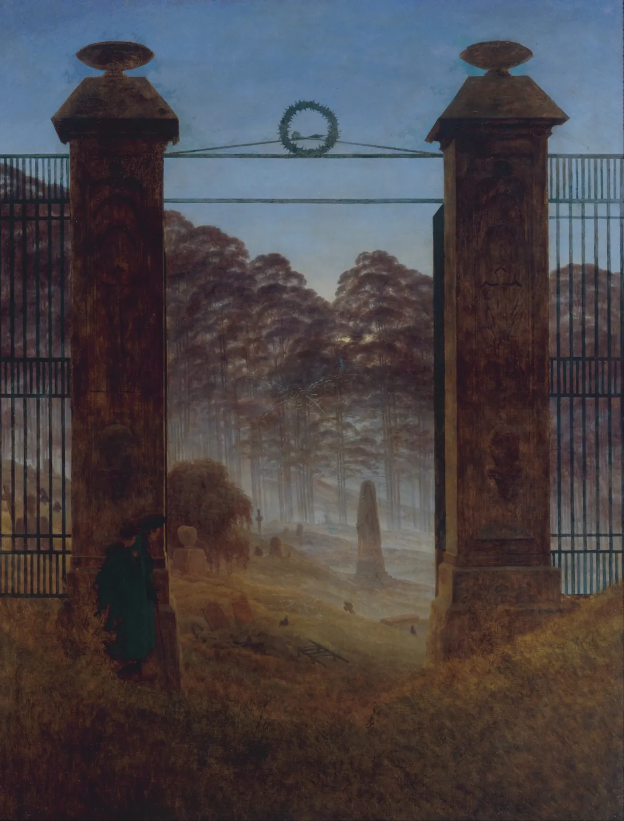 Entrée du cimetière, Caspar David Friedrich