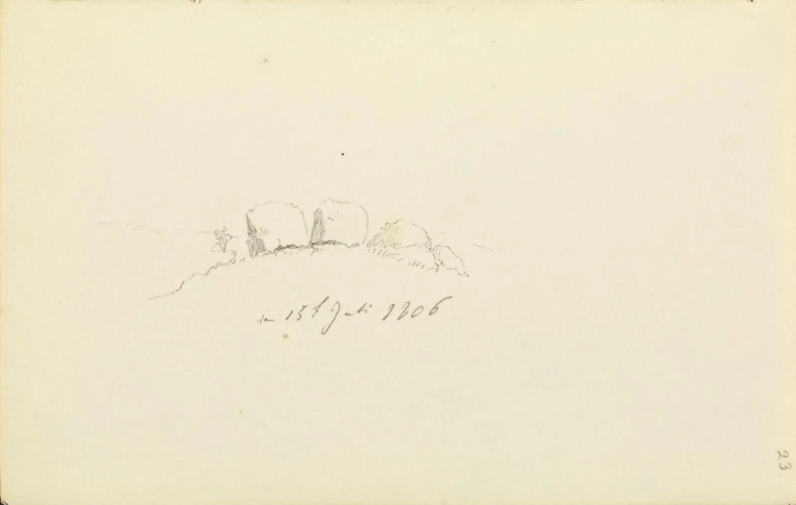 Dolmen sur l'île de Rügen, Caspar David Friedrich