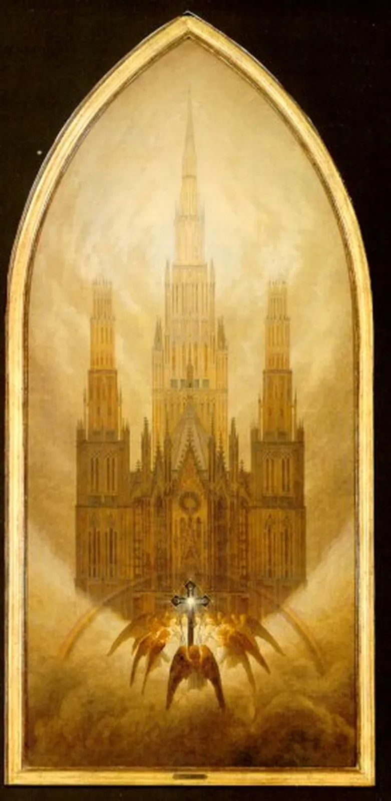 La Cathédrale, Caspar David Friedrich