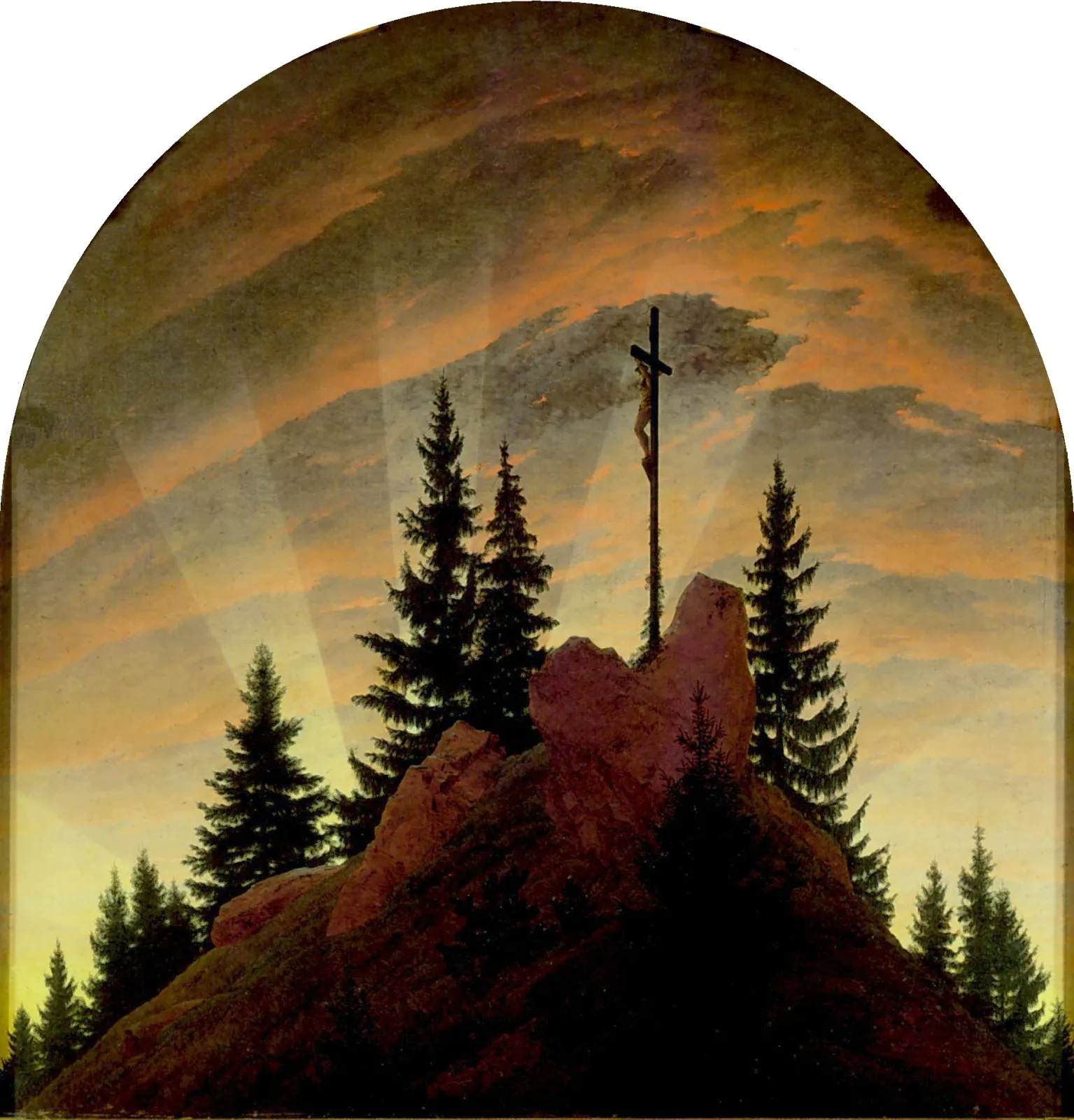 Le Retable de Tetschen, Caspar David Friedrich