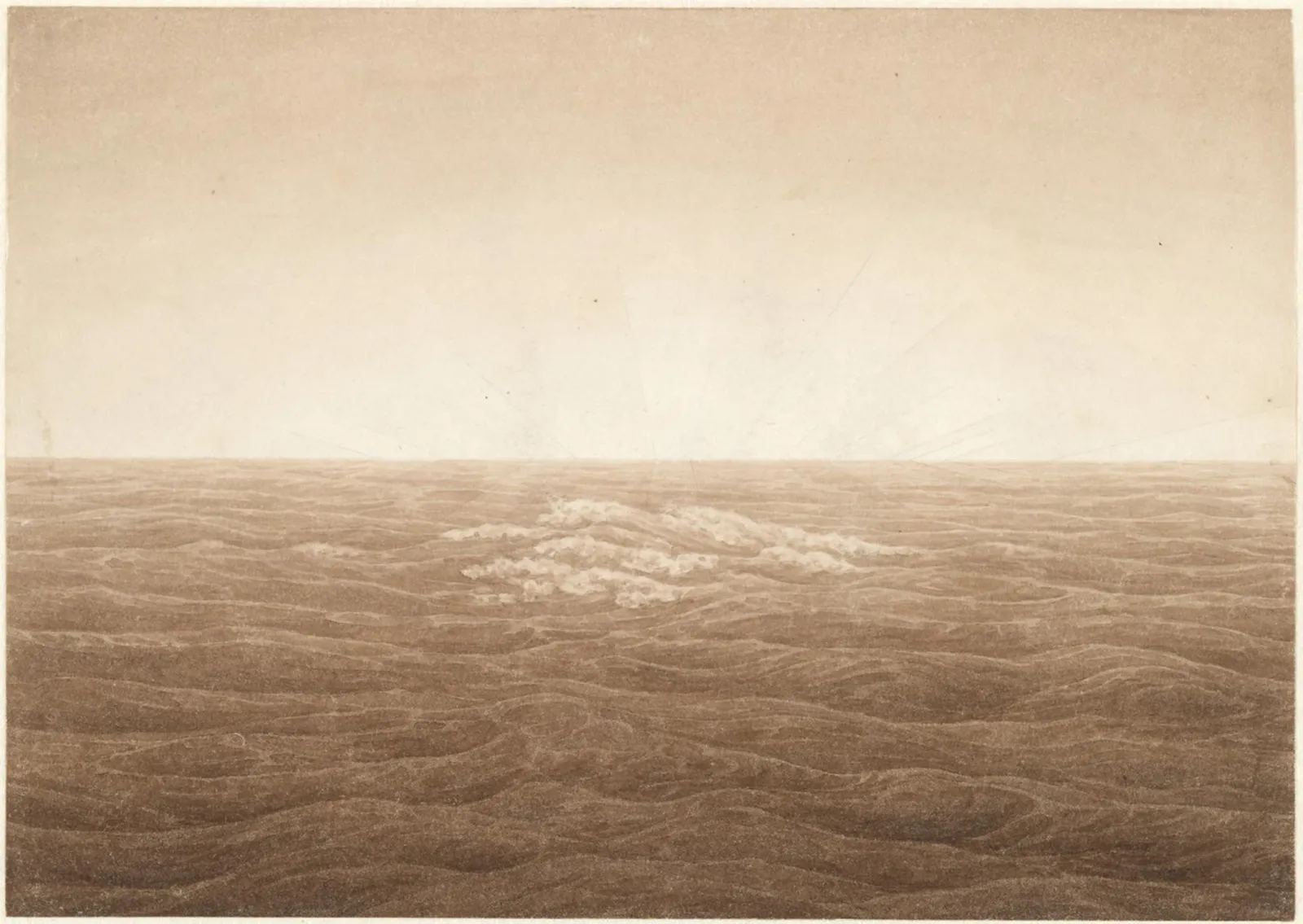 La mer au soleil levant (Matin de la Création), Caspar David Friedrich