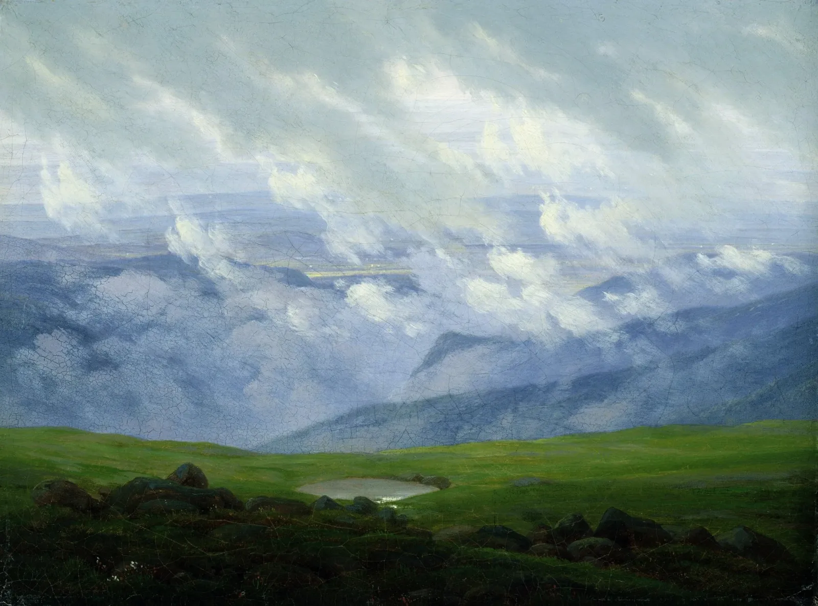 Nuages en mouvement, Caspar David Friedrich