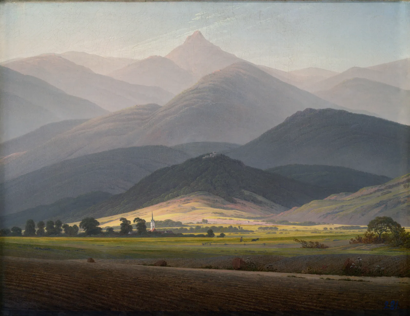 Paysage de montagnes, Caspar David Friedrich
