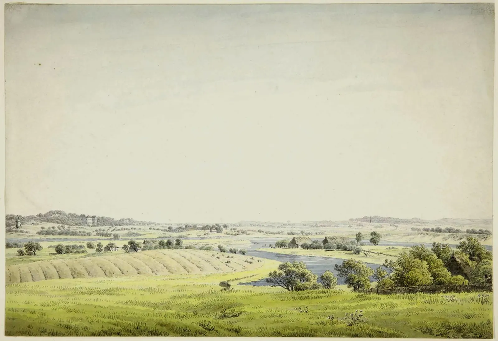 Paysage de Rügen près de Putbus, Caspar David Friedrich