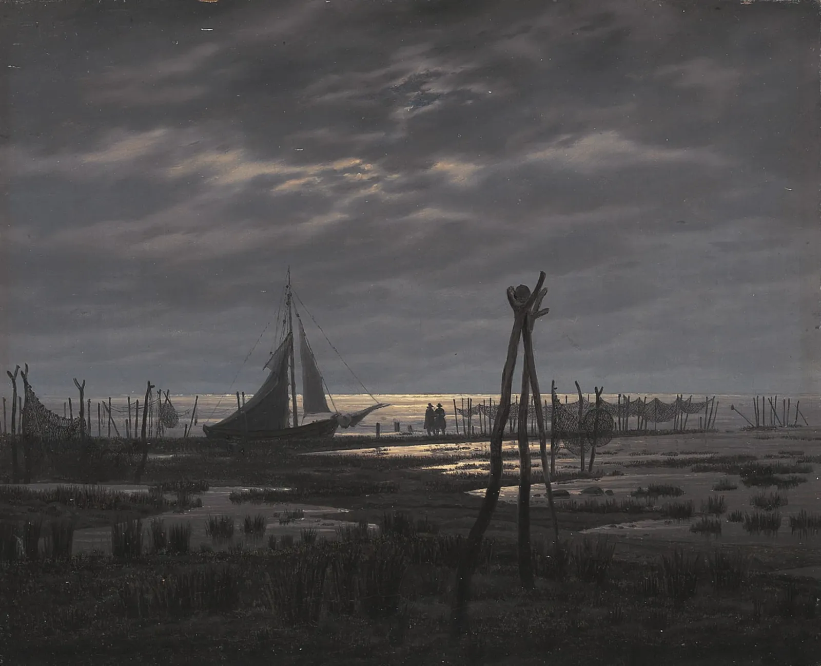 Plage marécageuse, Caspar David Friedrich