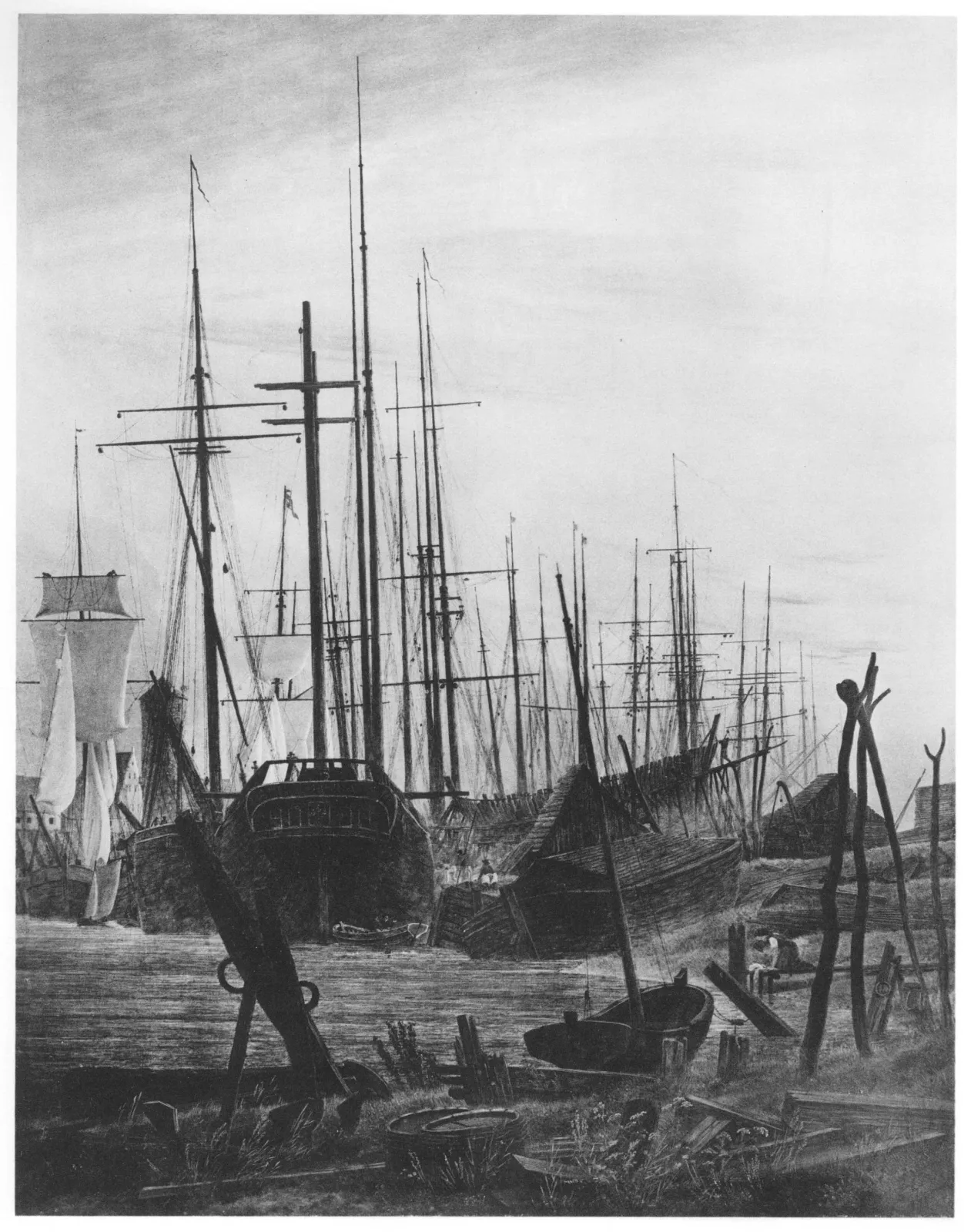 Port de Greifswald, Caspar David Friedrich