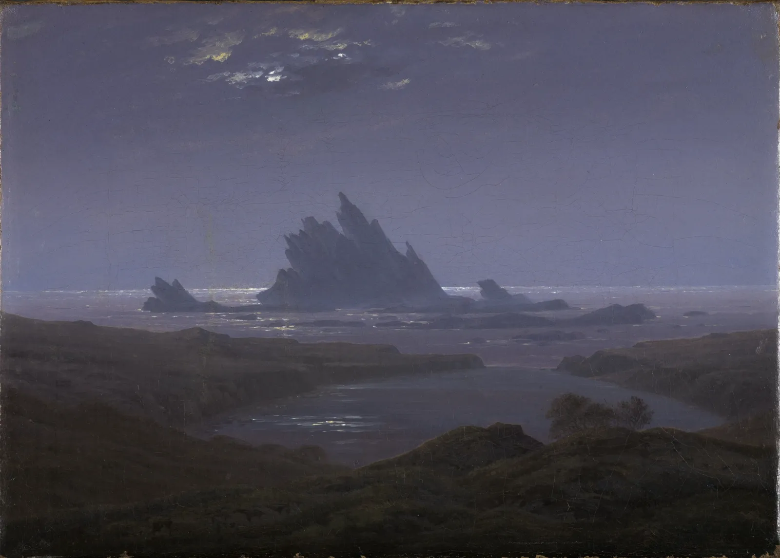 Récif rocheux au bord de la mer, Caspar David Friedrich