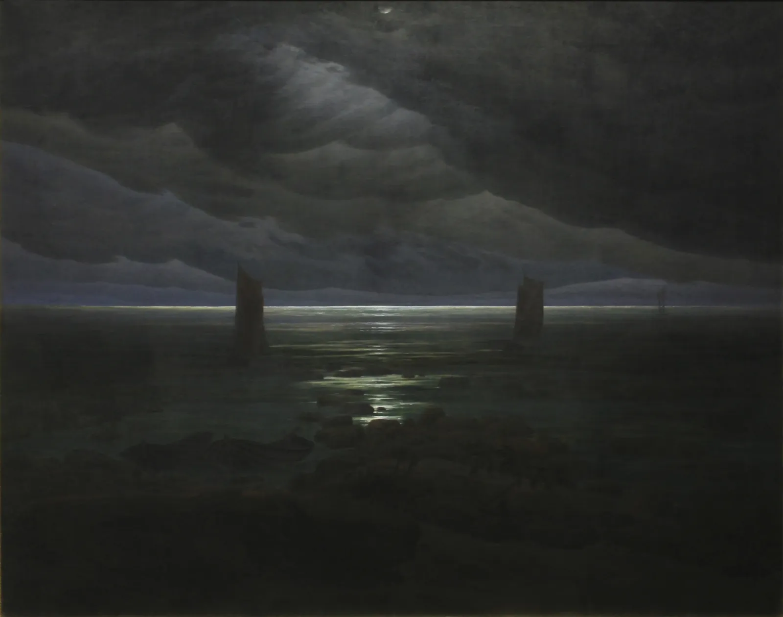 Rivage au clair de lune, Caspar David Friedrich