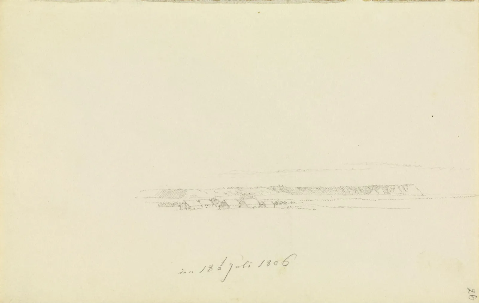 Paysage de Rügen près du cap Arkona, Caspar David Friedrich