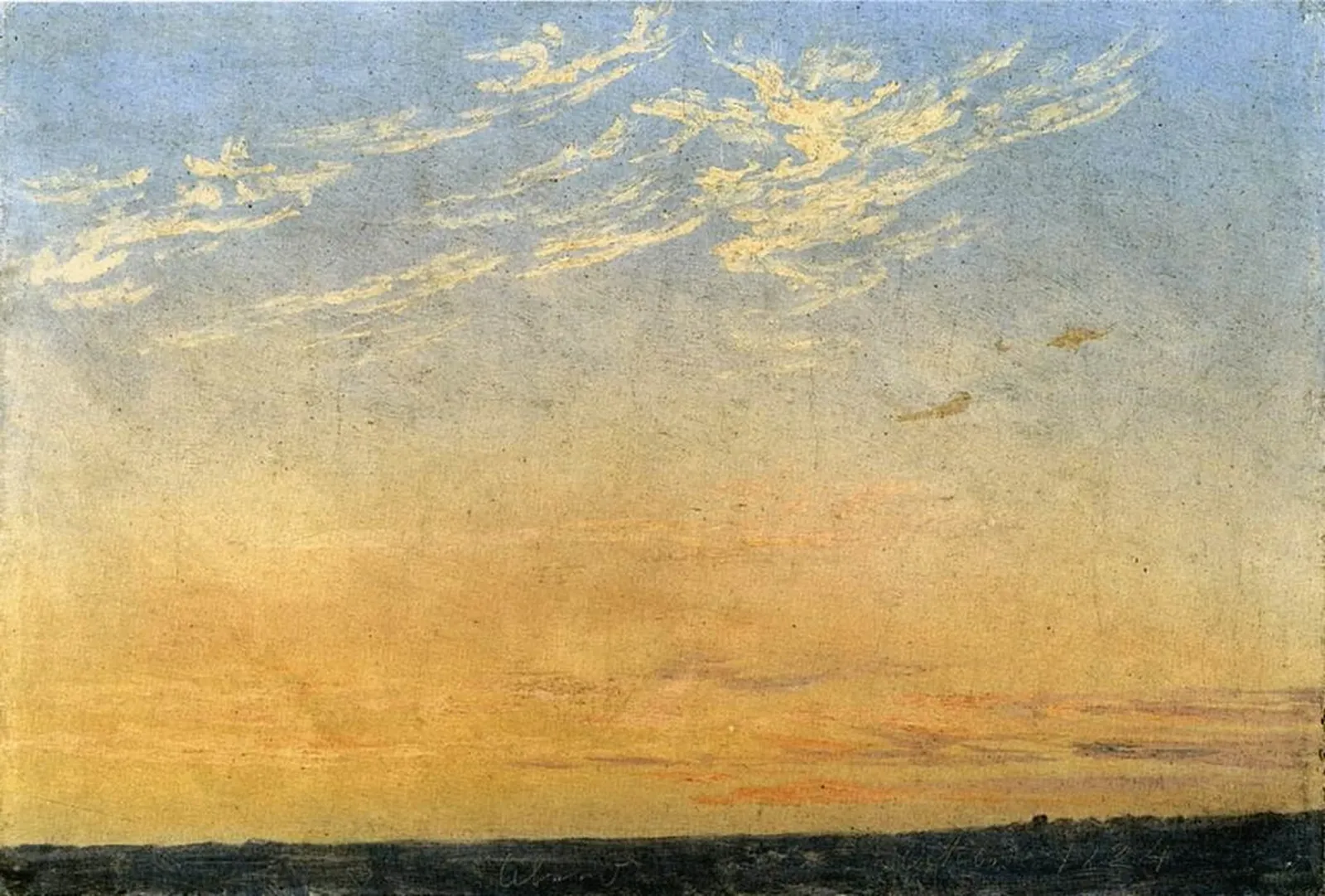 Soirée, Caspar David Friedrich