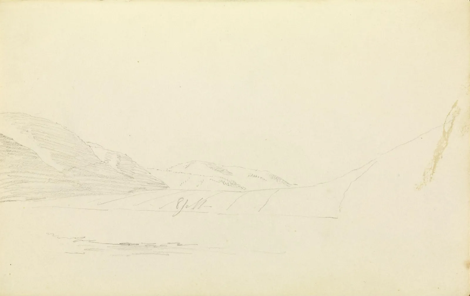 Tal und Hügel, Caspar David Friedrich