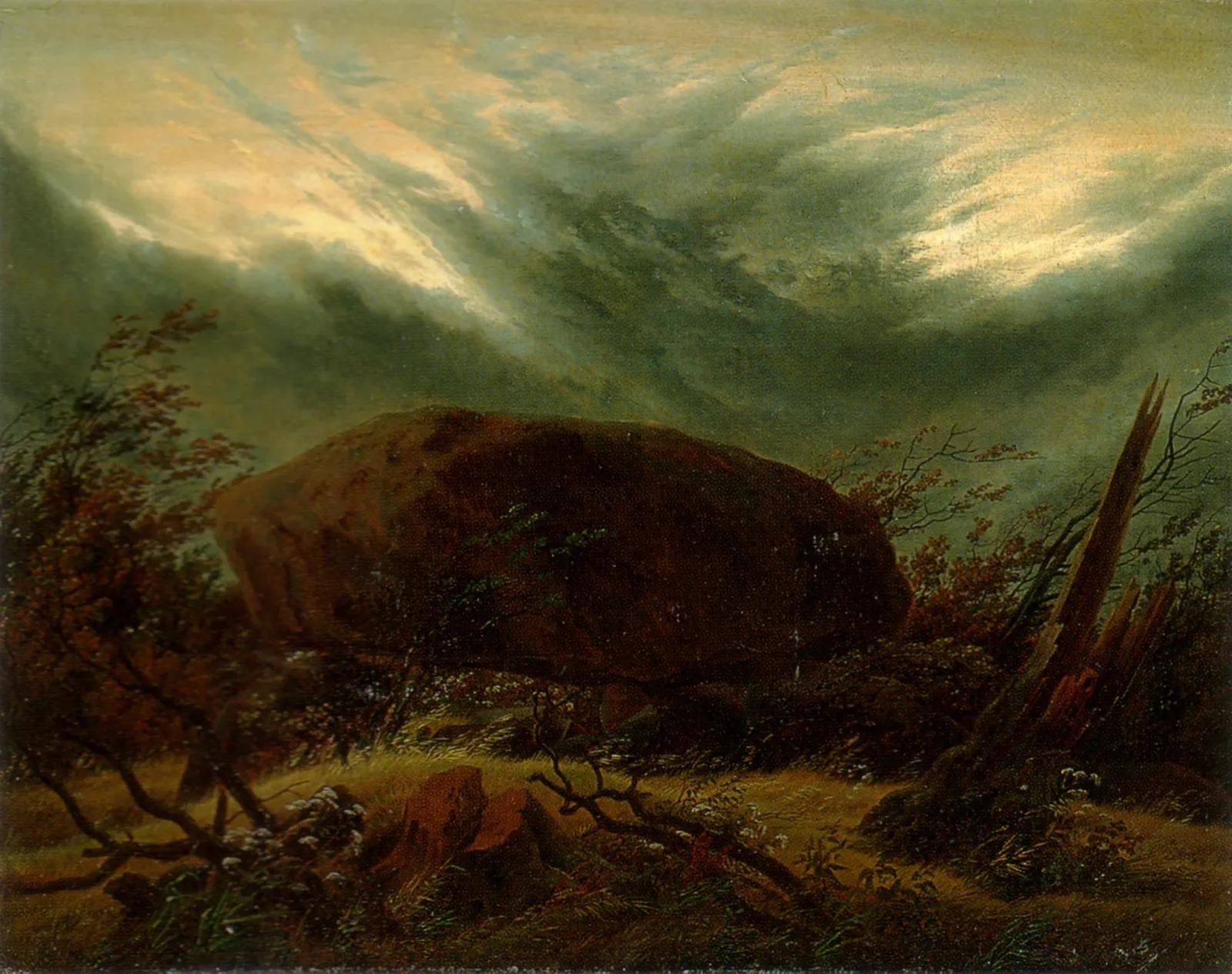 Tombeau hun à l'automne, Caspar David Friedrich