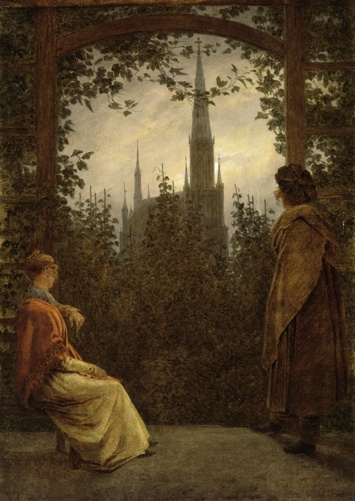 Tonnelle à Greifzwald, Caspar David Friedrich