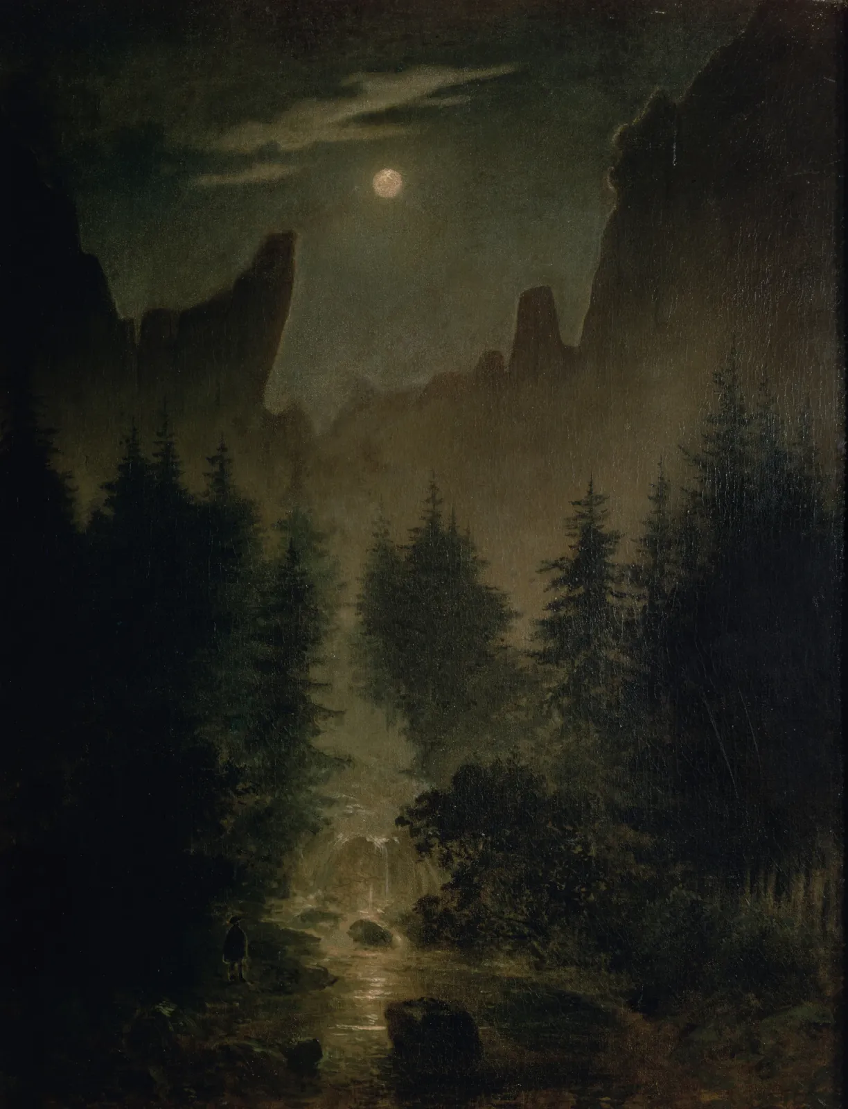 Le val d'Uttewalde, Caspar David Friedrich