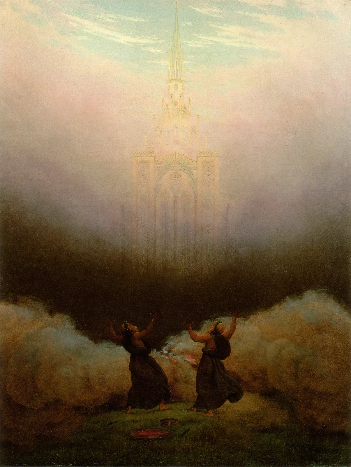 Vision de l'Église chrétienne, Caspar David Friedrich