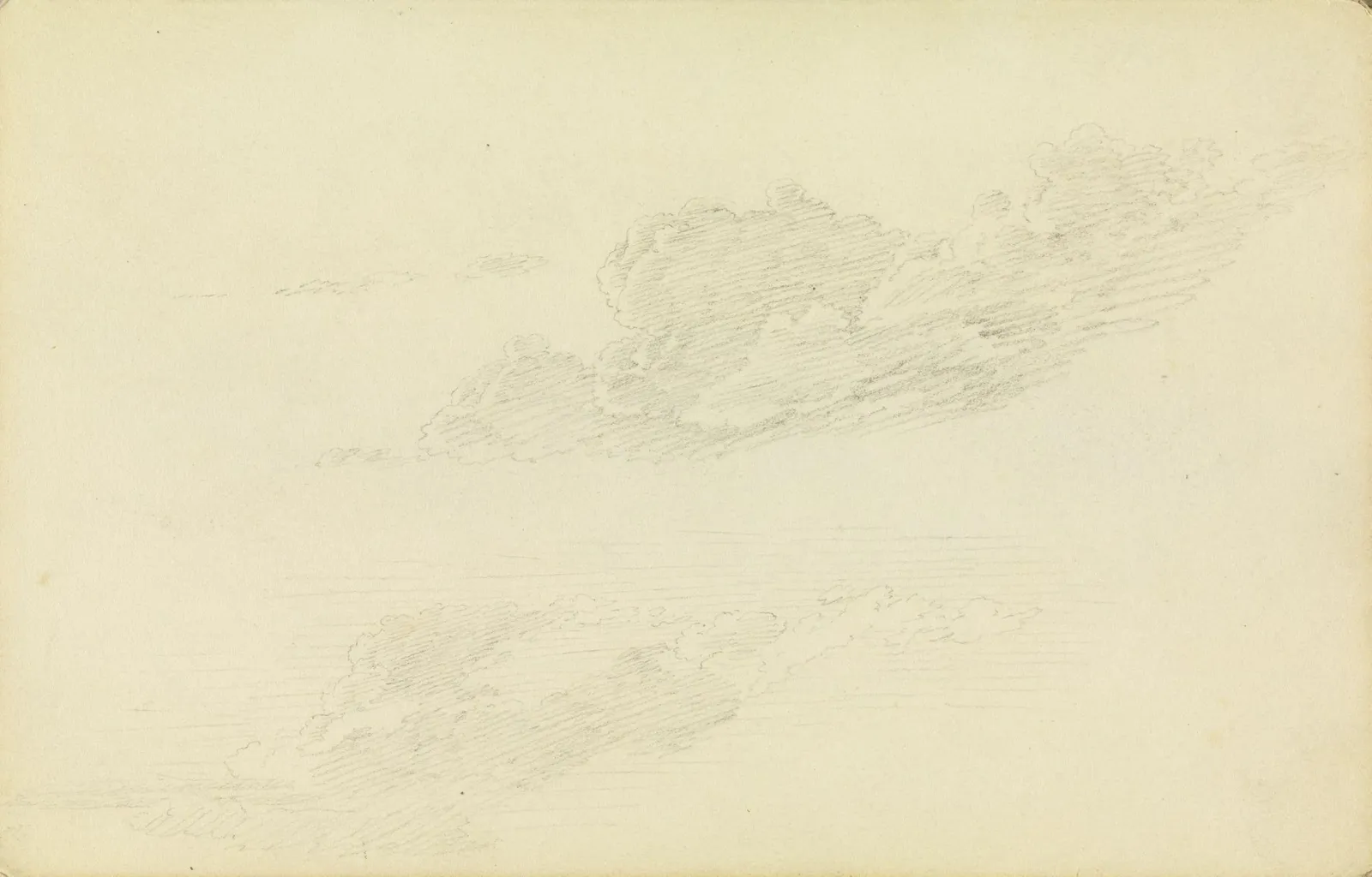 Étude de nuages, Caspar David Friedrich