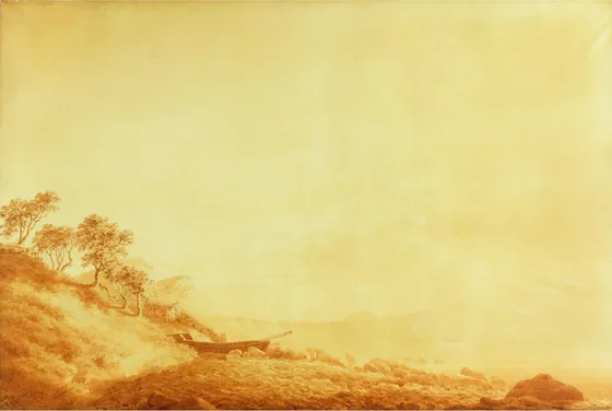 Vue d'Arkona au soleil levant — Caspar David Friedrich