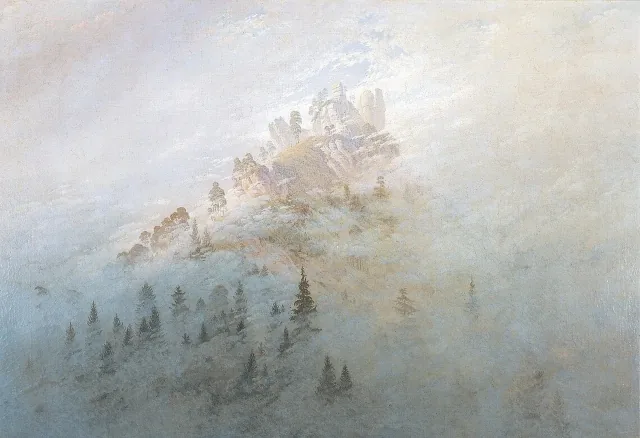 山の朝霧
