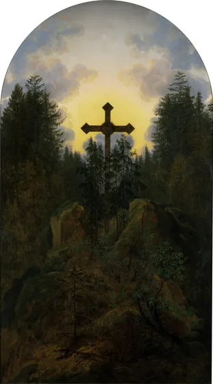 Croix dans la montagne — Caspar David Friedrich