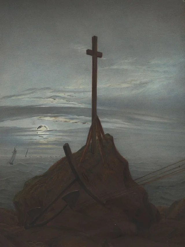 Cruz sobre el mar Báltico