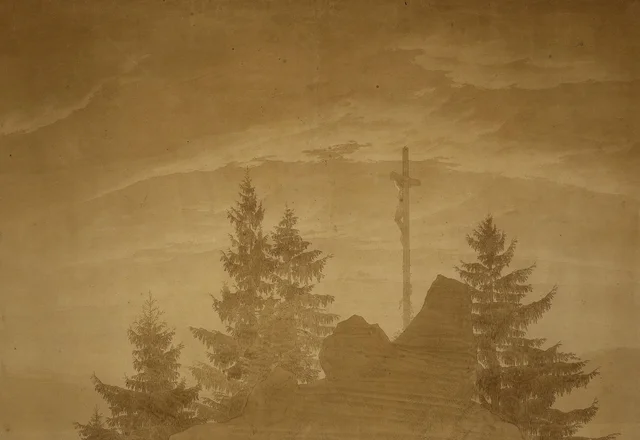 La cruz en la montaña