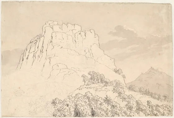 Le Regenstein dans le Harz — Caspar David Friedrich