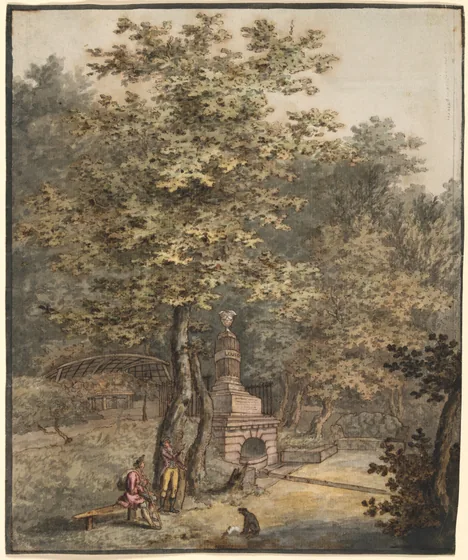 La source Louise à Frederiksdal — Caspar David Friedrich