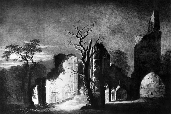 Façade ouest de la ruine d'Eldena — Caspar David Friedrich